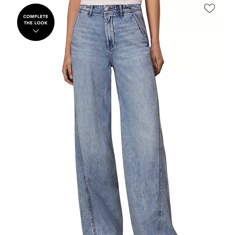 rag & bone Light Blue Flare Jeans
